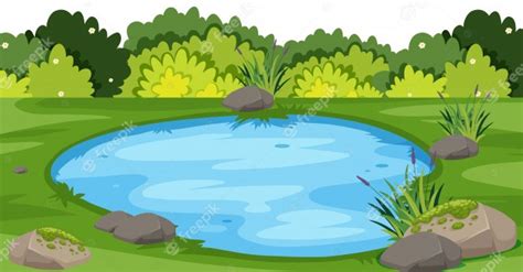 Cartoon Fish Pond