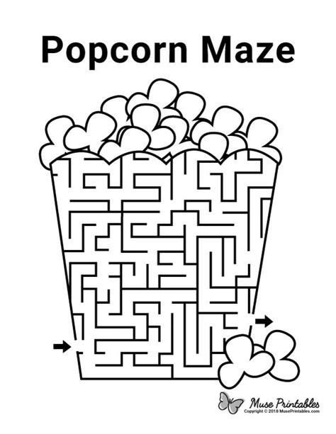 Corn Maze Pages Coloring Pages