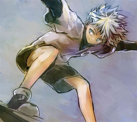 Skateboarding~ Killua Zoldyck Hunter X Hunter Hunter Anime Killua