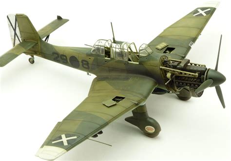 Junkers Ju 87 Br Stuka Wwii Dive Bomber Airfix 172 Scale Recovery