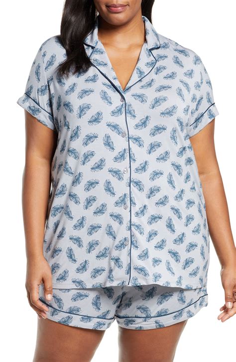 nordstrom lingerie moonlight short pajamas plus size nordstrom