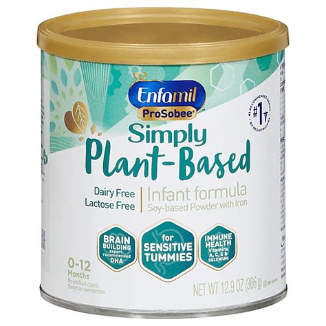 Enfamil Prosobee Months Simply Plant Based Soy Based Powder With Iron Infant Formula