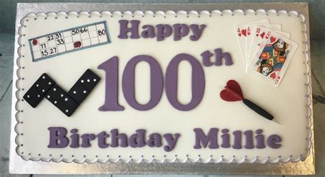 100th Birthday Cake | Cake gallery, Perfect cake, Cake