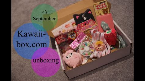 Blippo Kawaii Box Unboxing September 2014 Youtube