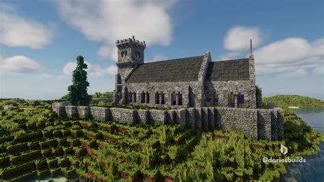English Medieval Church Minecraft Map