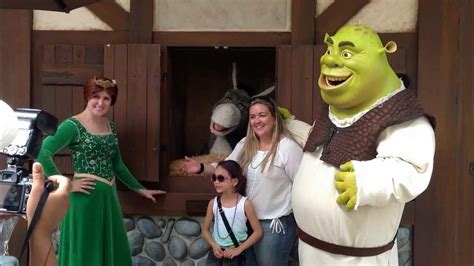 New Shrek Fiona And Donkey Meet And Greet At Universal Studios Florida