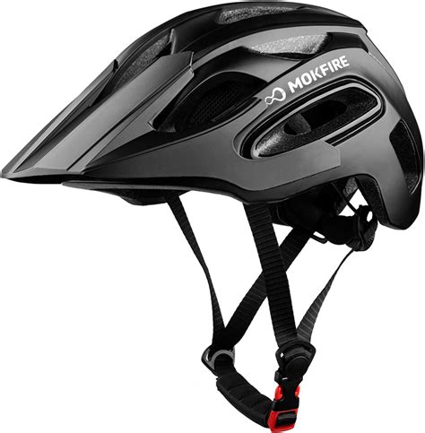 Mokfire Bike Helmet For Adults Men Women With Usb Light And Visor