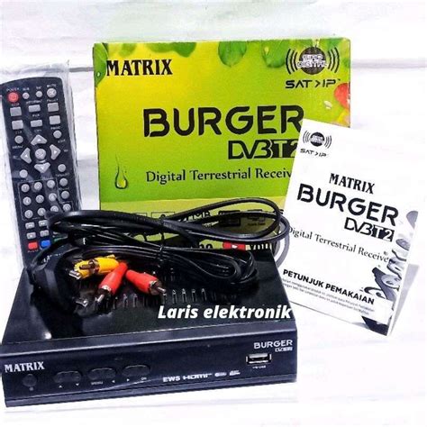 Jual Set Top Boxstb Tv Digital Matrix Burger Dvb T2 Di Seller Laris