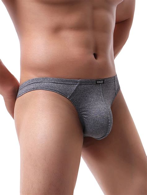 Buy Men S Stretch Thong Underwear Soft T Back Mens Underwear Low Rise Bulge Under Panties For