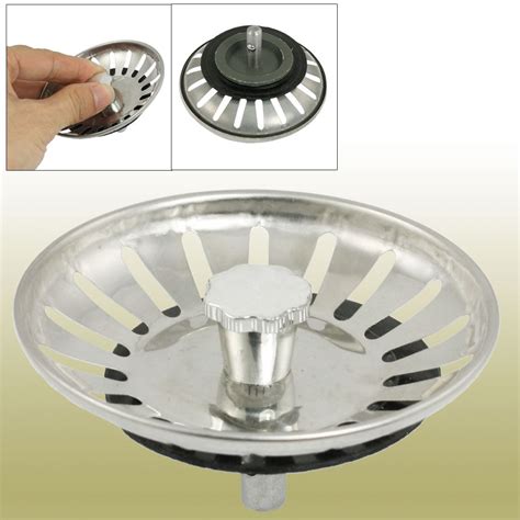 3 Inch Dia Stainless Steel Kitchen Sink Strainer Drain Stopper From