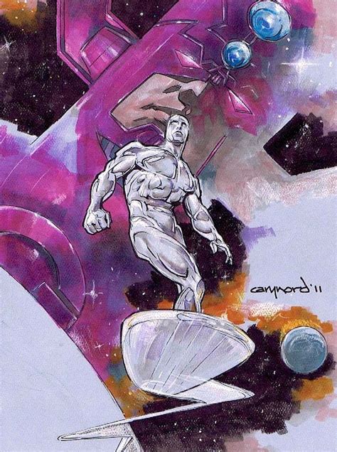 Silver Surfer And Galactus Cary Nord Silver Surfer Comic Silver