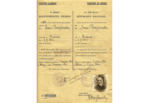 1940 War Time Polish Service Passport Our Passports