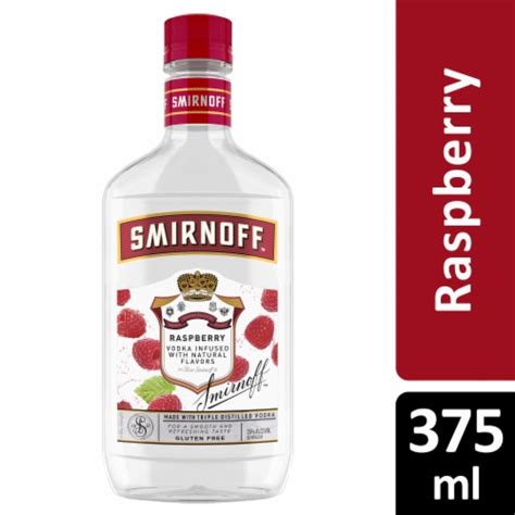 Smirnoff Raspberry Vodka Infused With Natural Flavors 375 Ml Frys