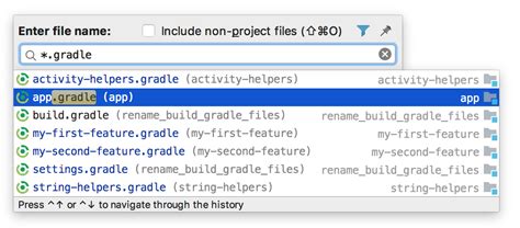 Renaming Your Gradle Build Files