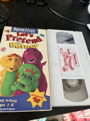 Lets Pretend With Barney Vhs Barney And Friends Collection Vcr Tape