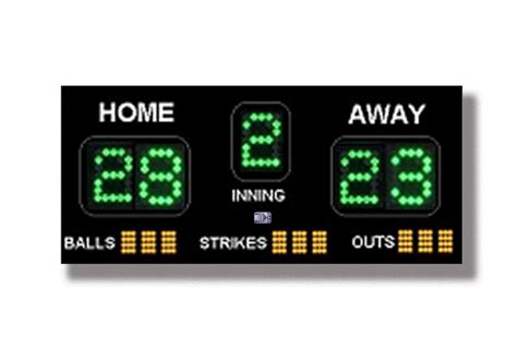 Baseball Softball Blue Vane Scoreboards