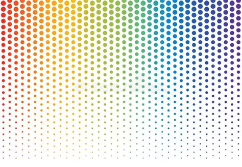 Rainbow Polka Dots Stock Illustration Illustration Of Pattern 5604994