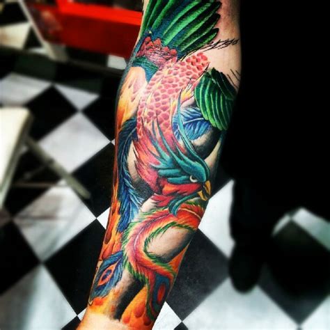 30 Phoenix Tattoos On Forearm