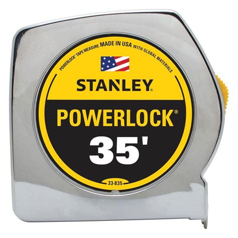 Stanley 35 Ft Powerlock Tape Measure 33 835t The Home Depot