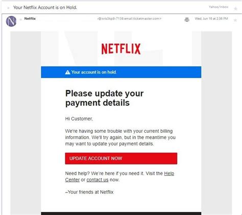 Very Legit Looking Netflix Phishing Scam Rscams