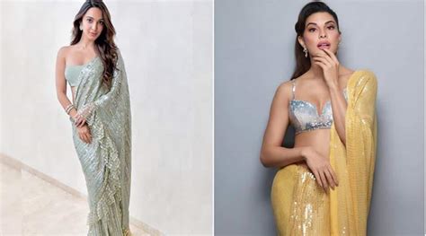 from kiara advani to jacqueline fernandez five actors who have rocked the sequin sari look