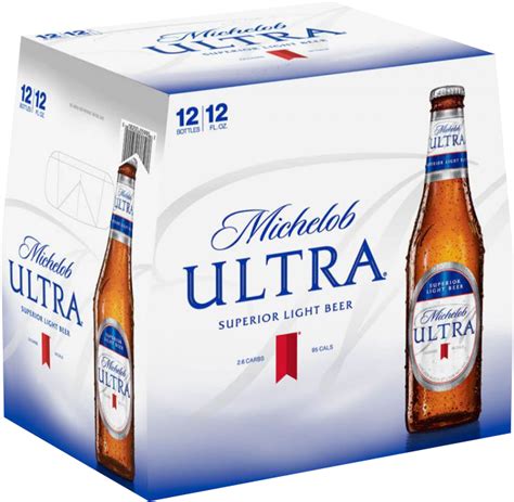 Download Michelob Ultra 12 Pack Bottles Png Image With No Background