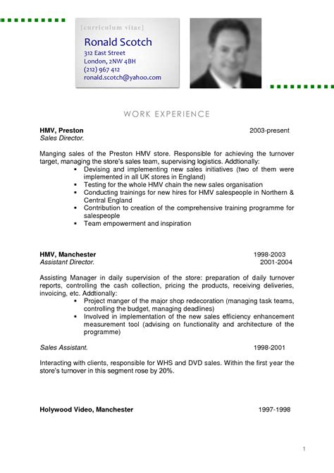 What Is A Cv Curriculum Vitae Examples Templates Riset