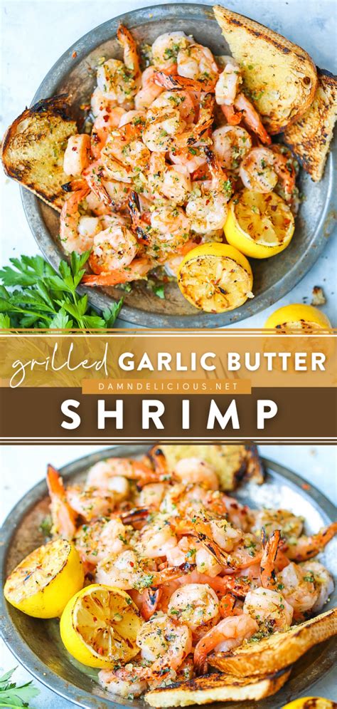Grilled Garlic Butter Shrimp Best Shrimp Recipes Fish Recipes Grilled