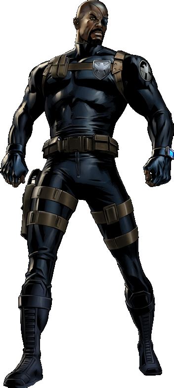 Image Nick Fury Portrait Artpng Marvel Avengers Alliance Tactics