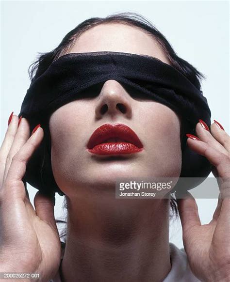 blindfold white background photos and premium high res pictures getty images