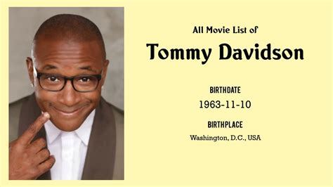 Tommy Davidson Movies List Tommy Davidson Filmography Of Tommy