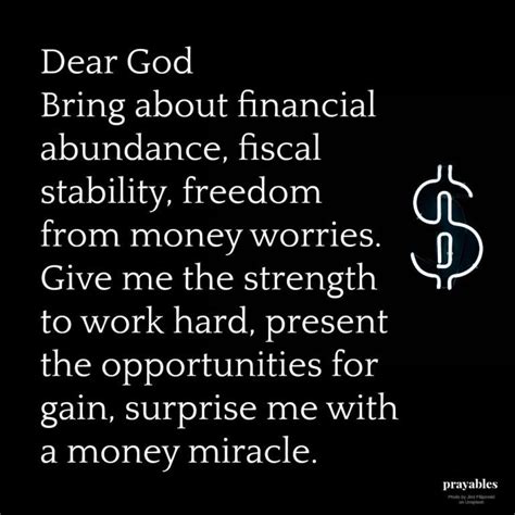 Miracle Prayer For Money Artofit