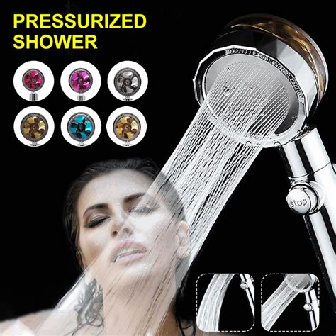 Buy Turbocharged Shower Head Filter Rainfall Shower Head Water Saving High Pressure Shower Head