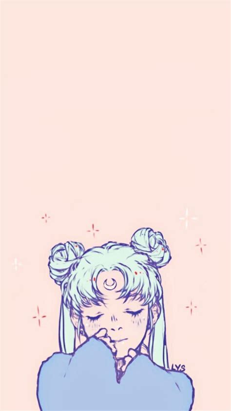 Sailor Moon Aesthetic Desktop Wallpaper Pastel