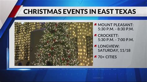 List Christmas Parades Tree Lightings Across East Texas