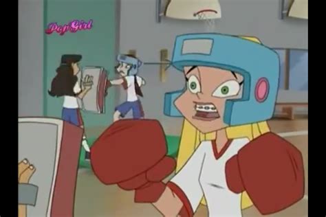 Female Cartoon Characters Boxing