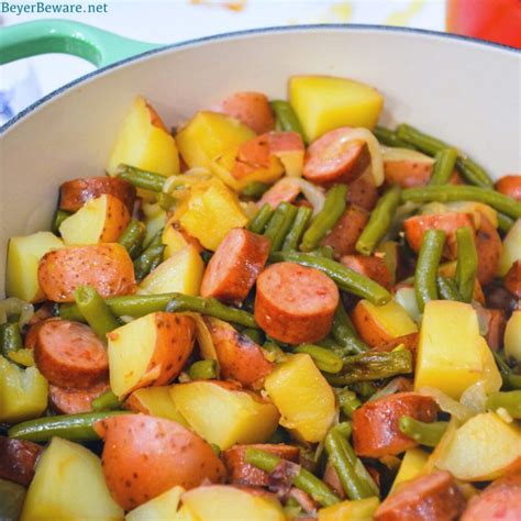 Tips For Making Potatoes Smoked Sausage And Green Beans Recipe