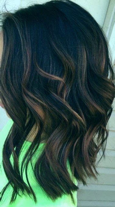 Warm Brown Hair Color Caramel Highlights Ombre Sombre