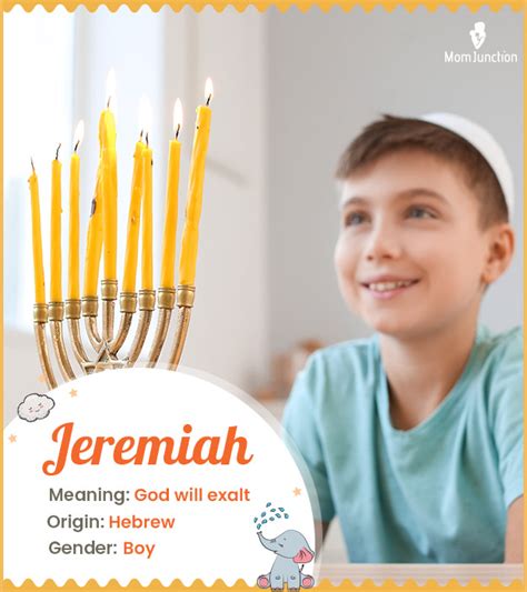 Jeremiah Name Meaning Origin History And Popularity Momjunction