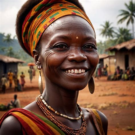 premium ai image congo woman from congo typical national citizen