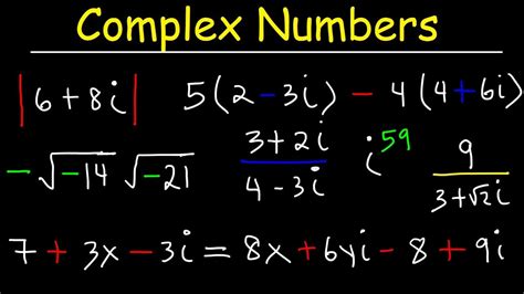 Complex Numbers Word Problems Worksheet