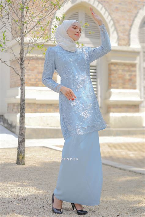 Choose an option s m l xl. Baju Kurung Manja Baby Blue