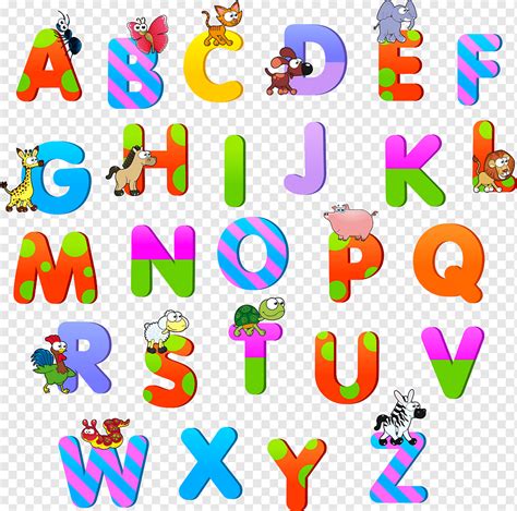 Alphabet Letter Graphy Illustration Cartoon Alphabet Material