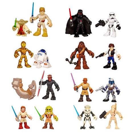 Star Wars Jedi Force Mini Figure 2 Packs Wave 5 Playskool Star Wars