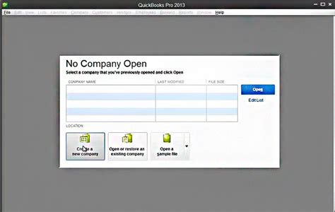 How To Create A Company File In Quickbooks