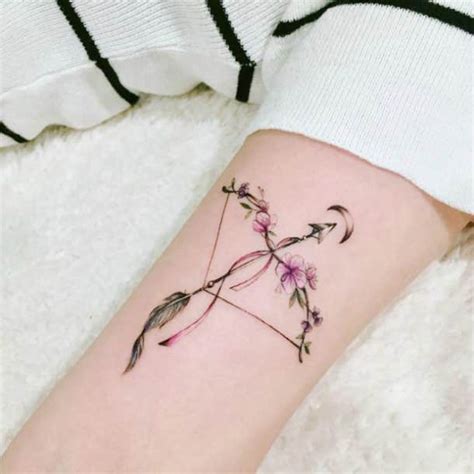 25 Best Zodiac Tattoos Arrow Symbols And Meanings For Sagittarius