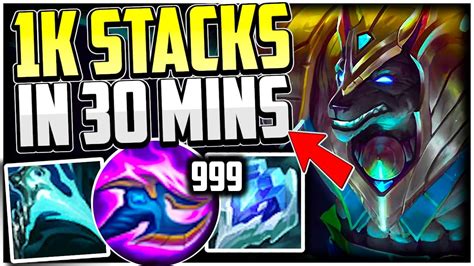 How To Get 1k Q Stacks On Nasus Jungle In Under 30 Minutes👌 Nasus