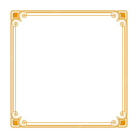 Simple Frame Or Border Border Simple Elegant Png And Vector With Transparent Background For
