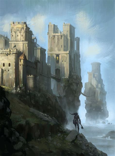 Daily Inspiration 1283 Fantasy Castle Game Of Thrones Artwork
