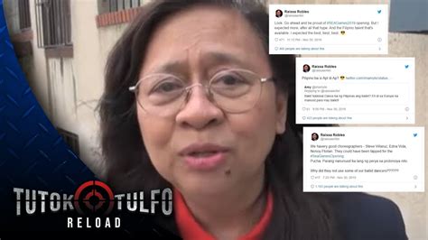 Raissa Robles Sinabing Walang Kwenta Ang Se Games Opening Celebration Youtube